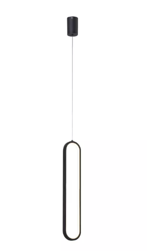 PENDENTE DOURADO LED 26W 3000K 60CM METAL+SILICONE BIVOLT