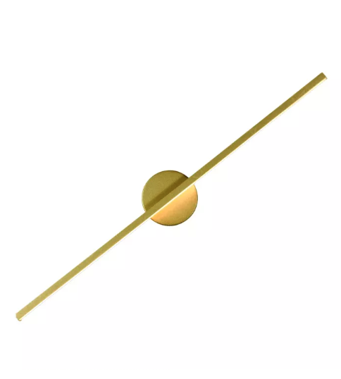 ARANDELA L800mm Dourado/Preto 12W ALUMINIO E SILICONE BIVOLT