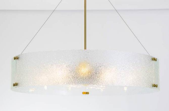 Pendente Alle Transparente e Dourado