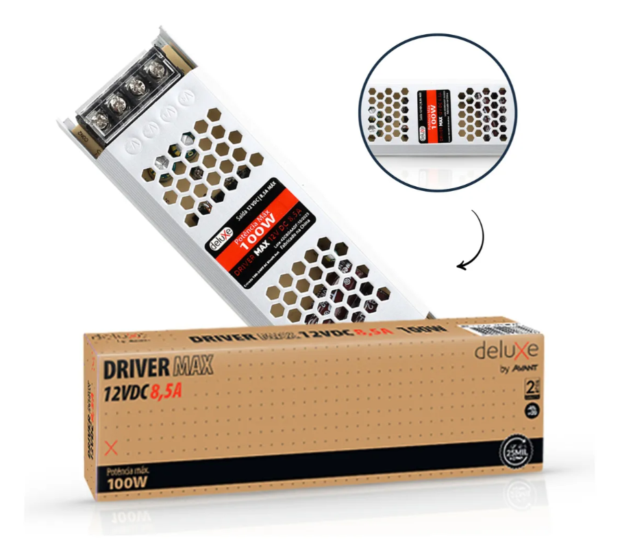 Driver Max 12V 8,5A 100W- Avant