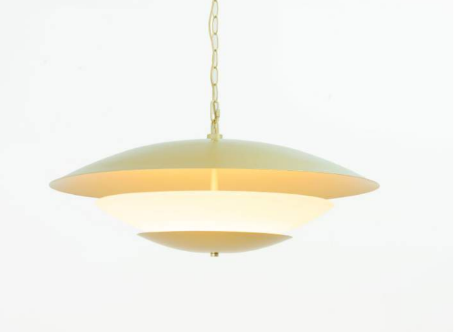 Pendente Balans Dourado / Opalino