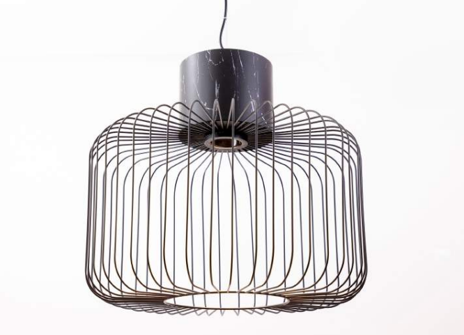 Abajur Buri Preto