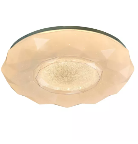 Plafon Acrilico + Ferro Branco LED 3000K + 6000K Bivolt
