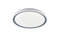 PLAFON LED 60W 40CM BRANCO+CINZA METAL+ACRILICO