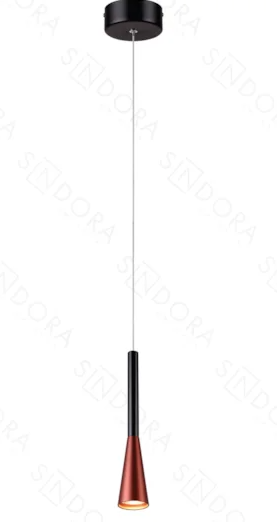 Pendente LED 3000K 100*100* H1500MM Metal Bivolt