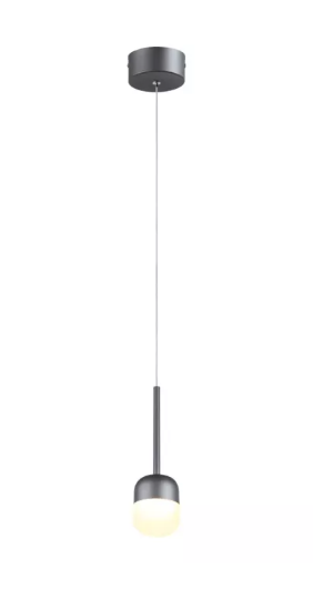 Pendente LED 3000K 6W 100*100*H1500MM Metal+Acrilico Bivolt