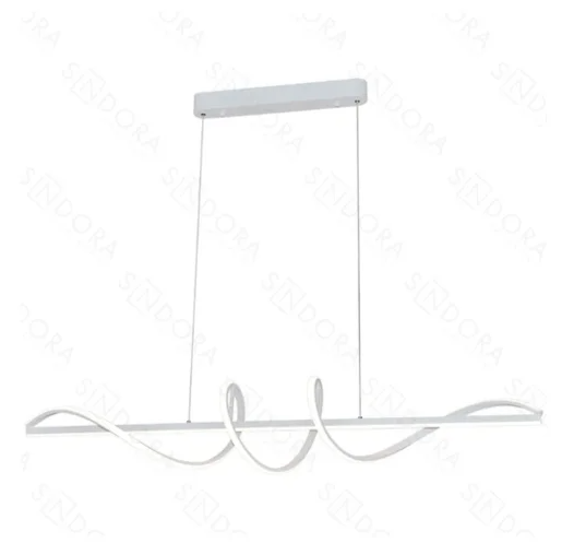 LED 3000K Pendente Aluminio+Silicone Bivolt Branco