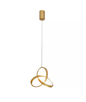 LED 3000K 20W Pendente Aluminio+Silicone Bivolt dourado