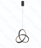 LED 3000K 20W Pendente Aluminio+Silicone Bivolt preto