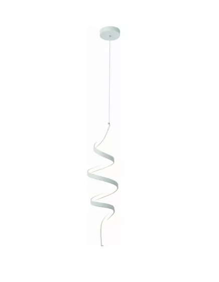 LED 3000K 29W Pendente Aluminio+Silicone Bivolt Branco