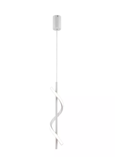LED 3000K 10W Pendente Aluminio+Silicone Bivolt Branco