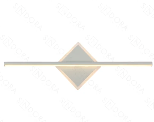 LED 3000K 20W Arandela Metal+Silicone Bivolt Branco