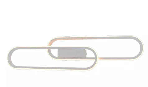 LED 3000K 36W ARANDELA ALUMINIO+SILICONE BIVOLT BRANCO