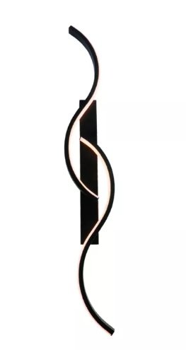 LED 3000K 20W ARANDELA ALUMINIO+SILICONE BIVOLT PRETO