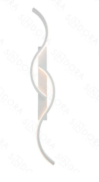 LED 3000K 20W ARANDELA ALUMINIO+SILICONE BIVOLT BRANCO