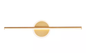 LED 3000K 18W ARANDELA METAL+SILICONE BIVOLT DOURADO