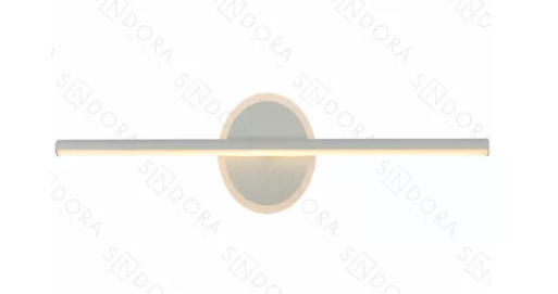 LED 3000K 18W ARANDELA METAL+SILICONE BIVOLT BRANCO