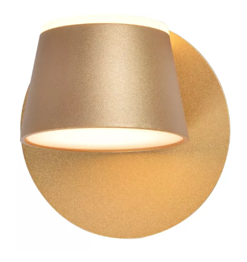 LED 3000K 14W ARANDRA METAL+ACRILICO BIVOLT DOURADO