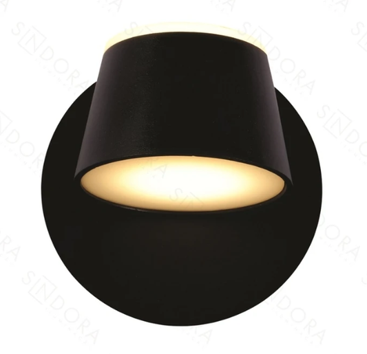 LED 3000K 14W ARANDRA METAL+ACRILICO BIVOLT PRETO