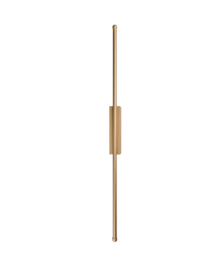 LED ARANDELA METAL+SILICONE BIVOLT 8W 60cm DOURADO