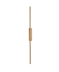 LED ARANDELA METAL+SILICONE BIVOLT 8W 60cm DOURADO