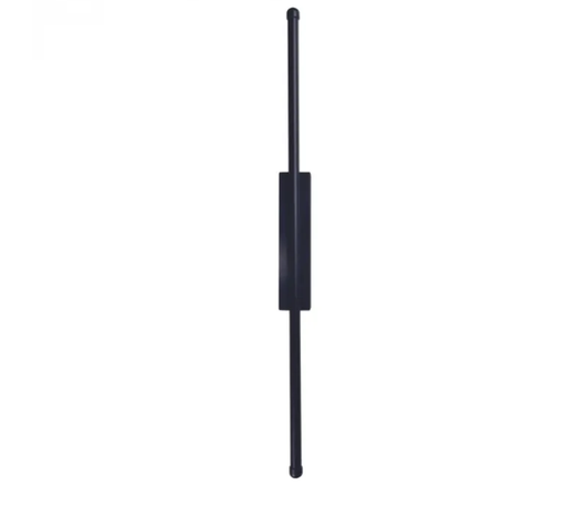 LED ARANDELA METAL+SILICONE BIVOLT 8W 60cm PRETO