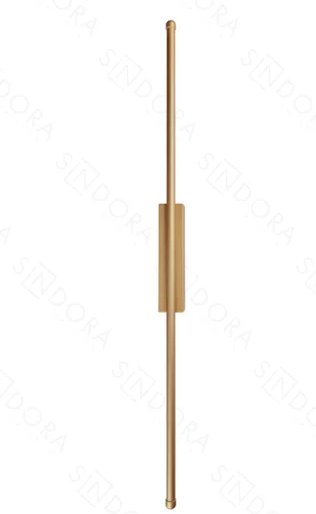 LED 12W ARANDELA METAL+SILICONE BIVOLT 60cm DOURADO