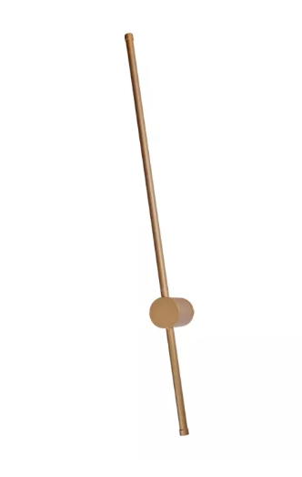 LED 8W ARANDELA METAL+SILICONE BIVOLT DOURADO