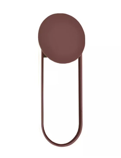 ARANDELA METAL+ACRILICO LED 3000K BIVOLT 16W MARROM