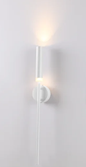 ARANDELA METAL+ACRILICO LED 3000K BIVOLT 7W BRANCO