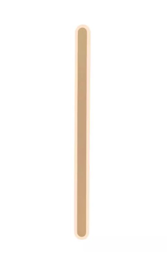 ARANDELA METAL+SILICONE BIVOLT 60CM LED 28W DOURADO