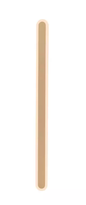 ARANDELA METAL+SILICONE BIVOLT 60CM LED 36W DOURADO