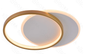 LED 3000K 38W PLAFON ALUMINIO+ACRILICO BIVOLT DOURADO