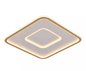 LED 3000K 58W PLAFON FERRO+SILICONE+ACRILICO BIVOLT DOURADO