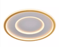 LED 3000K 49W PLAFON FERRO+SILICONE+ACRILICO BIVOLT DOURADO