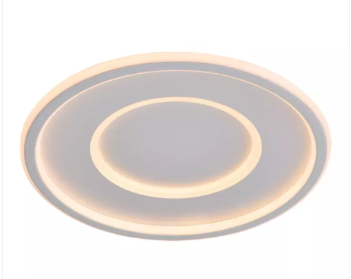 LED 3000K 49W PLAFON FERRO+SILICONE+ACRILICO BIVOLT BRANCO