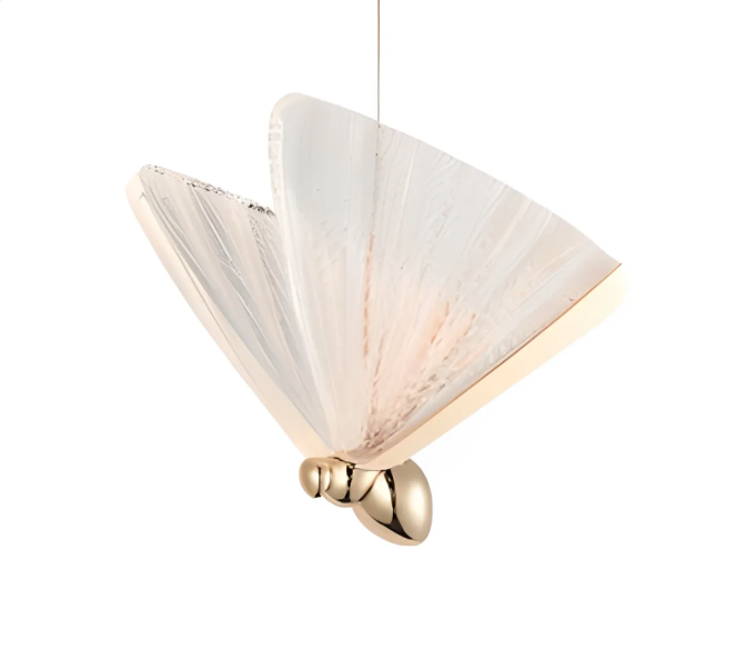 PENDENTE METAL+CRISTAL LED 6W DOURADO 22*22*200mm 3000K BIVOLT