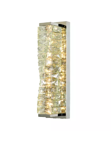 ARANDELA INOX+CRISTAL LED 20W 3000K BIVOLT DOURADO