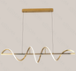 LED 3000K PENDENTE ALUMINIO BIVOLT DOURADO 53W