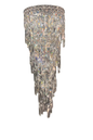 ARANDELA METAL+CRISTAL CROMADO D270*H760MM E14*7